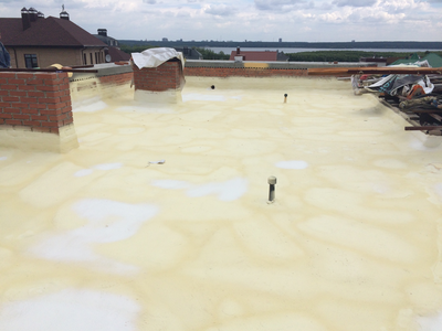 Утепление кровли пенополиуретаном