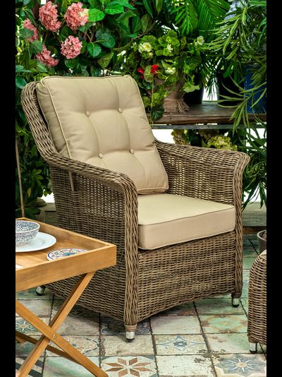 кресло из искусственного ротанга Opal