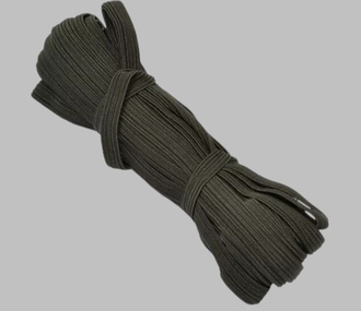 Резинка эластичная чёрная (продёжка), ширина 10 мм, длина 5 м