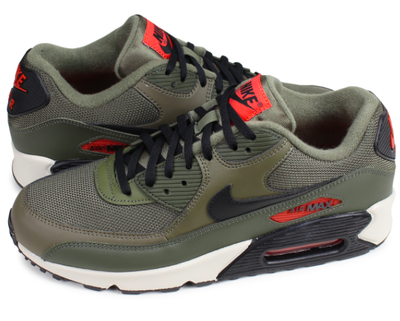 Nike Air Max 90 Gray (Хаки с белым)