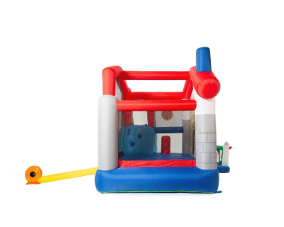 Надувной батут с горкой «В гостях у сказки»