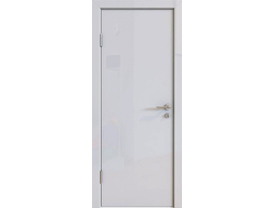 Межкомнатная глянцевая дверь  GL серого цвета