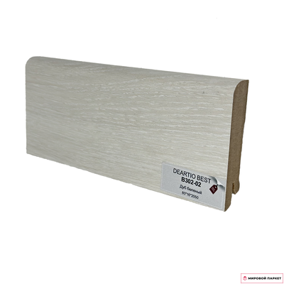 Плинтус DeArtio B302-02 Дуб беленый 80х16х2050