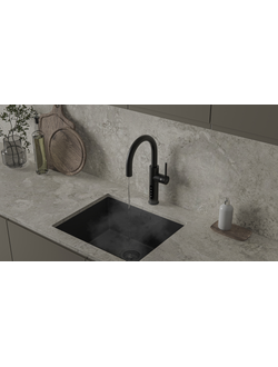 Система мгновенного кипячения воды с газацией и охлаждением 5в1 AQUAHOT ASPEN BM (черный матовый)