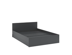 Спальня ОНИКС - Кровать 140*200 с основанием ЛДСП Антрацит