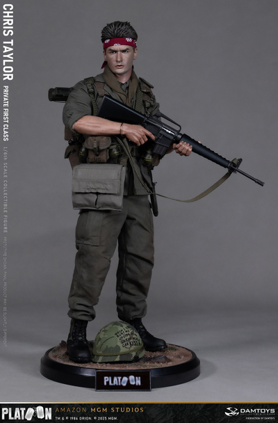 ПРЕДЗАКАЗ - Рядовой Крис Тейлор ("Взвод", Platoon) - Коллекционная ФИГУРКА 1/6 scale Platoon Chris Taylor (DMS046) - DAMTOYS ?ЦЕНА: 31700 РУБ.?