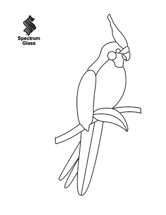 Шаблон / набор "Австралийский попугай"