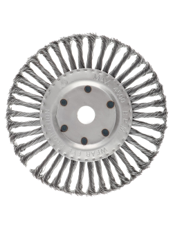 ЕРМАК Щетка металл. для УШМ200мм/22мм, крученая, дисковая