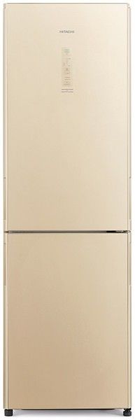 Холодильник Hitachi R-BG 410 PU6X GBE, бежевое стекло