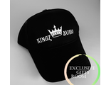 Бейсболка черная с логотипом Kingz Audio