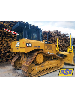 Стекло заднее на Caterpillar D5R2XL