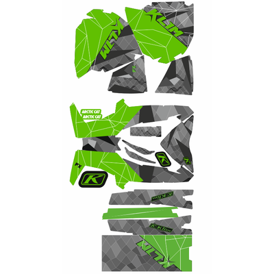 Arctic cat sno pro 153 2012-15 год №858 зеленый