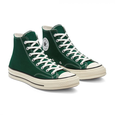 Dark green converse on sale