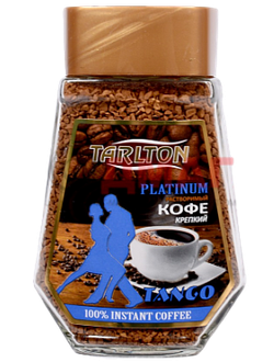 Кофе Tarlton "Platinum крепкий" растворимый, кристалл, 100 гр., стекл./бан.