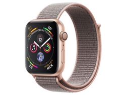 Apple Watch Series 4 44mm Aluminum Case with Sport Loop (Gold/Pink Sand)