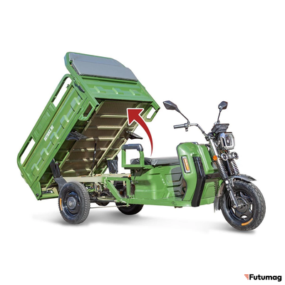 Грузовой электротрицикл Rutrike Маяк 1600 60V1000W зеленый