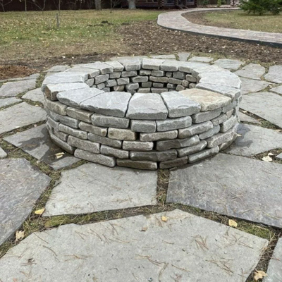 Степы из песчаника для пошаговой дорожки