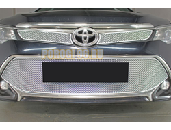 Защита радиатора Toyota Camry XV50/XV55 2017-2018 chrome низ PREMIUM