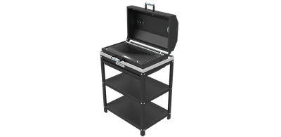 Стол-гриль с решёткой из нержавеющей стали