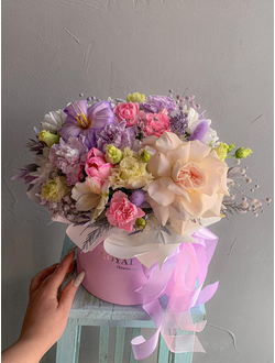 Композиция в лавандовой гамме