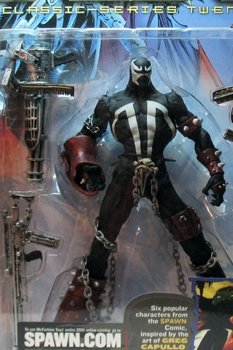 Spawn series 20 (Spawn Classic 2) 2001 — Spawn VI (masked with guns)