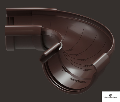 Угловой элемент желоба регулируемый LUX