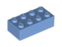 Brick 2 x 4, Medium Blue (3001 / 4165450 / 4205058)