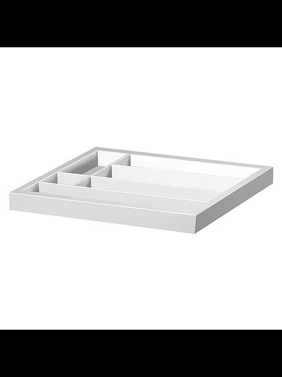 Лоток пластиковый AR-LOT1 белый в любой выдвижной ящик для столиков AR