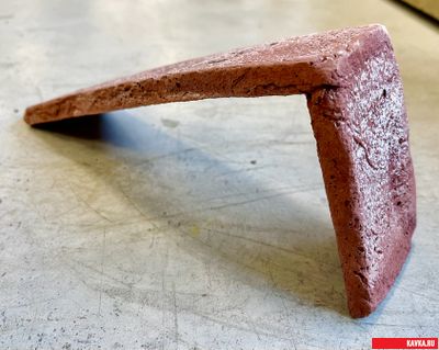 Угол "БЕЛЬГИЙСКИЙ", бетон, цв.Красный