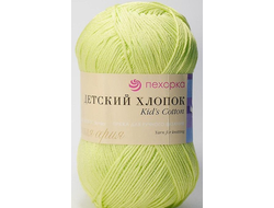Пряжа Детский хлопок фирмы Пехорка  цвет Незрелый лимон