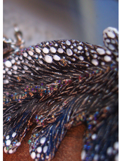 "Крылышки Полумглистой феи", серьги в стиле фэнтези