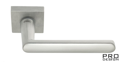 Дверная ручка на квадратном основании Fratelli Cattini "NEVADA" 8-CS матовый хром