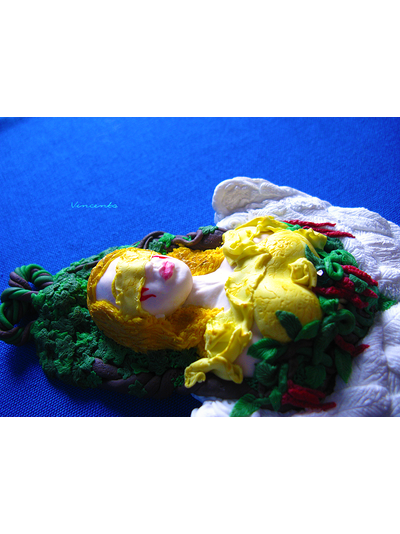 Объёмная подвеска &quot;Амарант&quot;, падший ангел