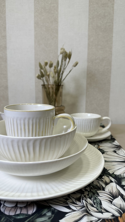 Тарелка суповая Gallery белая, 20 см 700 мл