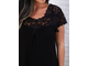 Красивая ночная сорочка Арт. 159615-521 (цвет черный) Размеры 56-74