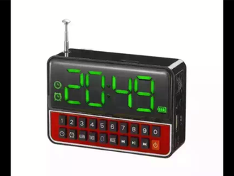 Радиоприемник магнитола часы будильник WS1513