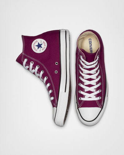 Кеды Converse бордовые высокие