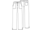 CHEROKEE брюки жен.  WW005 (2XL, BLK)