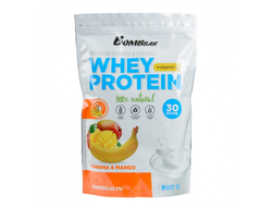 (BombBar) - Whey Protein - (900 гр) - (банан-манго)