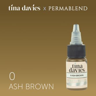 Permablend “Tina Davies ‘I Love INK’ 0 Ash Brown” 15 мл