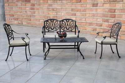 Комплект для отдыха из литого алюминия Valeria