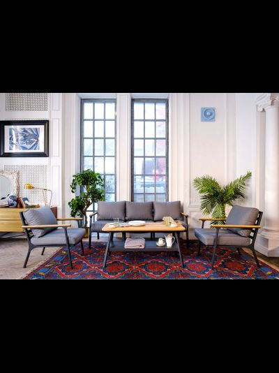 Диванная группа Concorde L темный графит