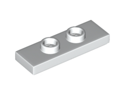 Plate, Modified 1 x 3 with 2 Studs Double Jumper, White (34103 / 6195371)