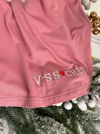 Домашняя одежда Виктория Сикрет 4в1 цвет розовый