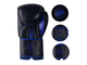 Перчатки бокс. BoyBo Rage BBG200, кожа, черно-синие, 12 унций