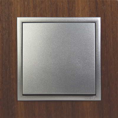 Клавиша для одноклавишного выключателя, алюминий, Logus 90 - Efapel 90601 TAL