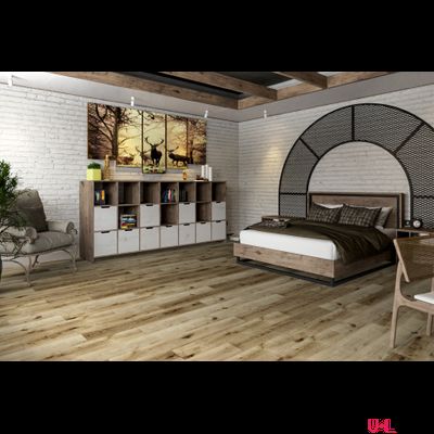 Кварцвиниловая плитка Damy Floor Family LVT Дуб Провинциальный / Provincial Oak T7020-4 — LVT 43 класс толщина 2.5 мм с фаской клеевая 4.13 м2