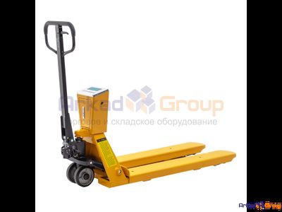 Гидравлическая тележка (рохля) с весами SBC 2500 (г/п 2,5 т, 550x1150 мм) SMART BASIC