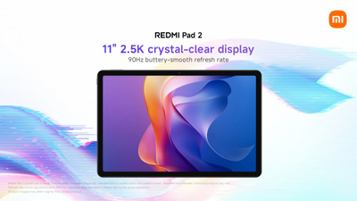 Планшет Xiaomi Redmi Pad 2 4/128Gb Wi-Fi Graphite Gray