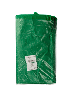 Пакет-майка ПНД, 42+18x68см, зеленый, 35 мкм, 50 шт